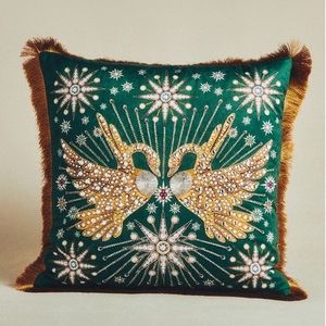 Catherine Martin X Anthropologie embellished pillow